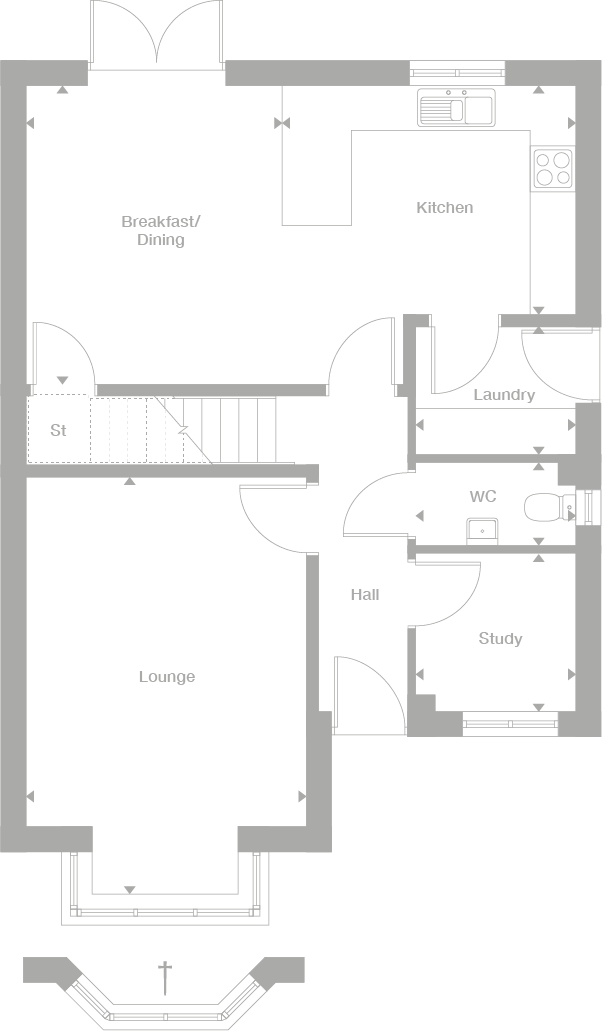 2D floor plan