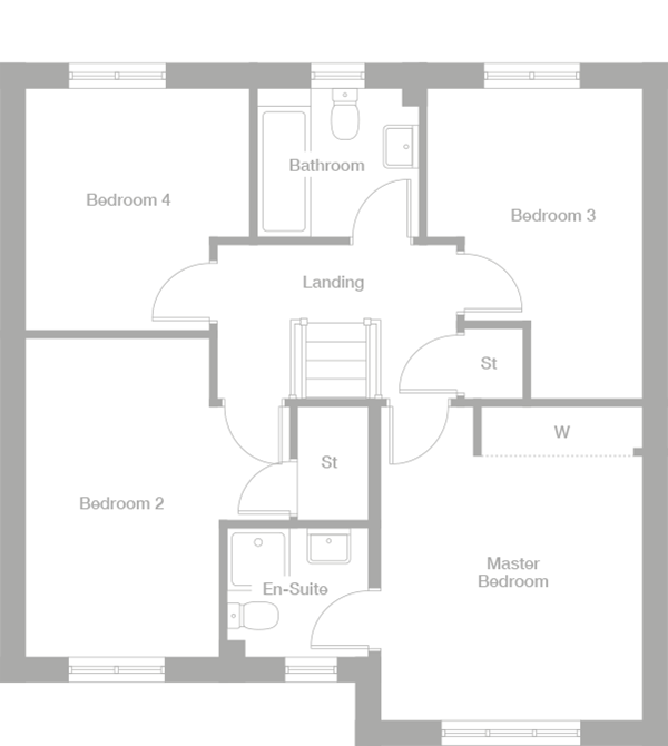 The Glenmuir 4 bedroom house for sale in Cramlington