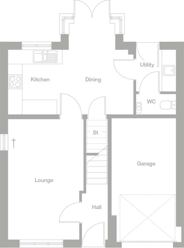 The Larkin 3 bedroom house for sale in Cramlington