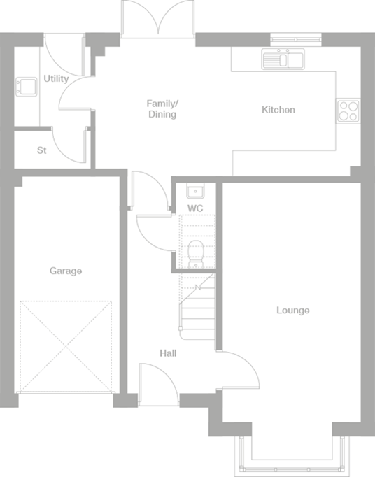 The Tressell 4 bedroom house for sale in Cramlington