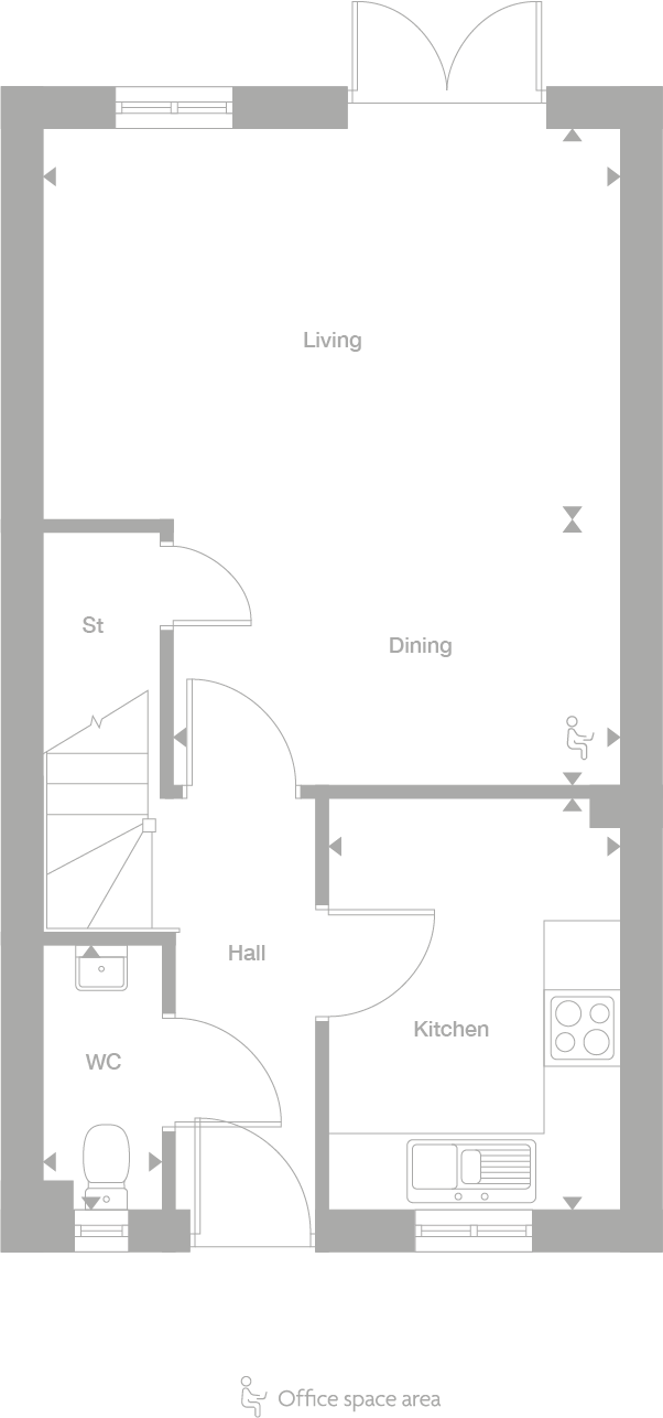 2D floor plan