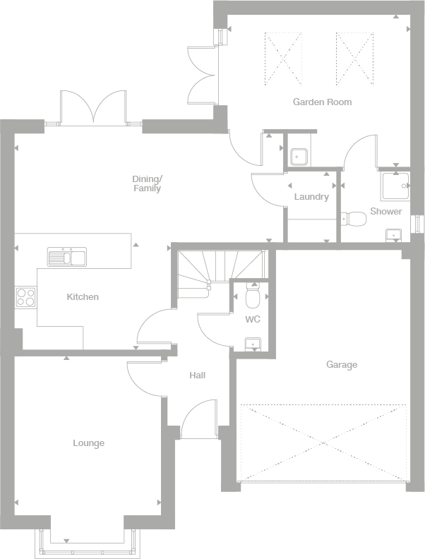 2D floor plan