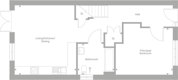 2D floor plan