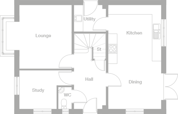 The Stevenson 4 bedroom house for sale in Bedlington