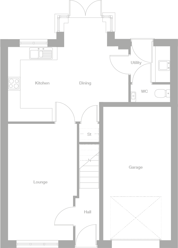 2D floor plan