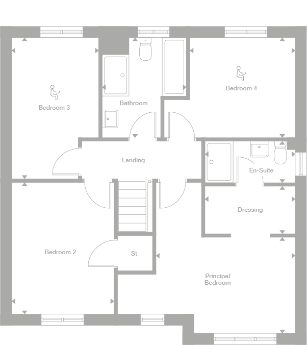 2D floor plan