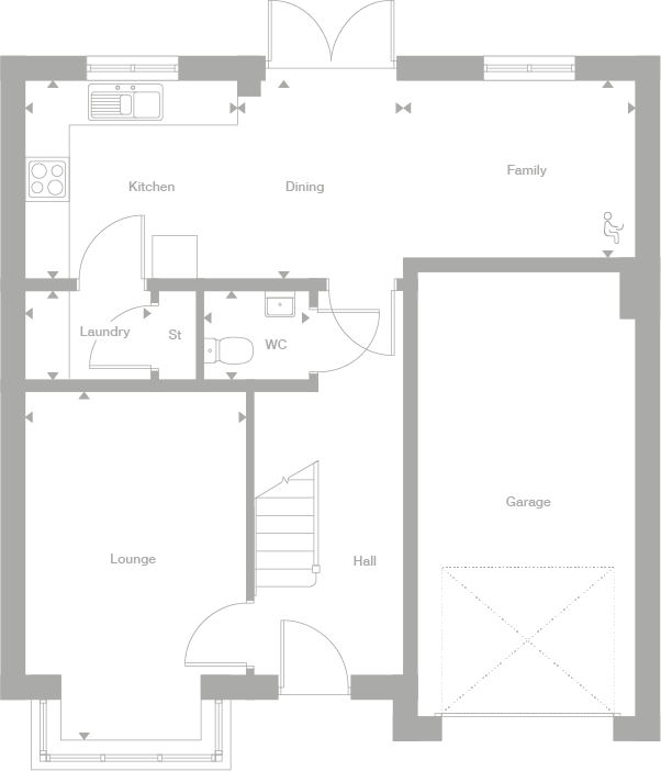 2D floor plan