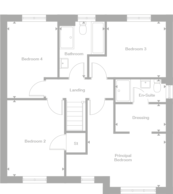 2D floor plan