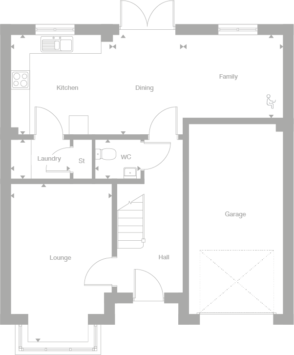2D floor plan