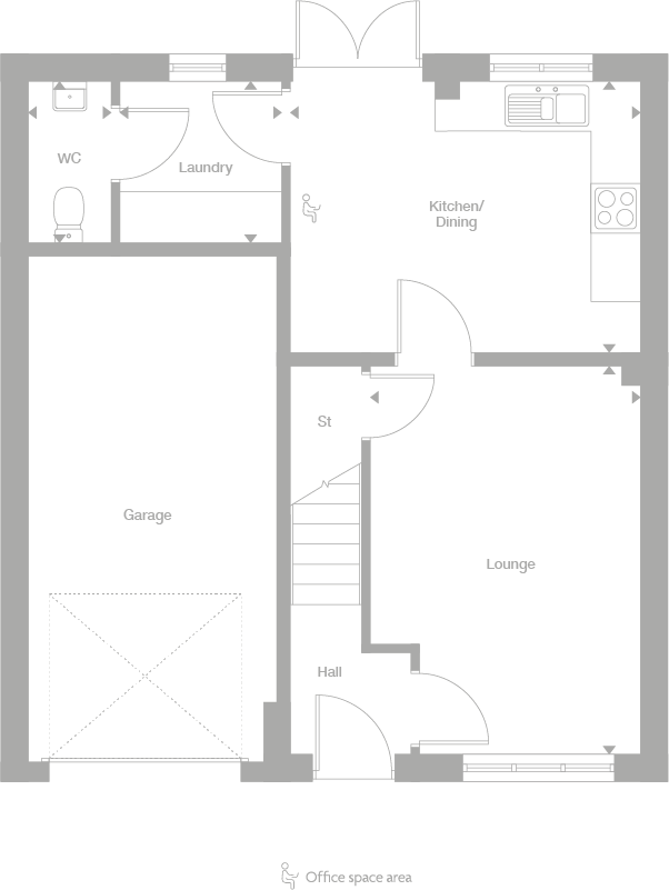2D floor plan