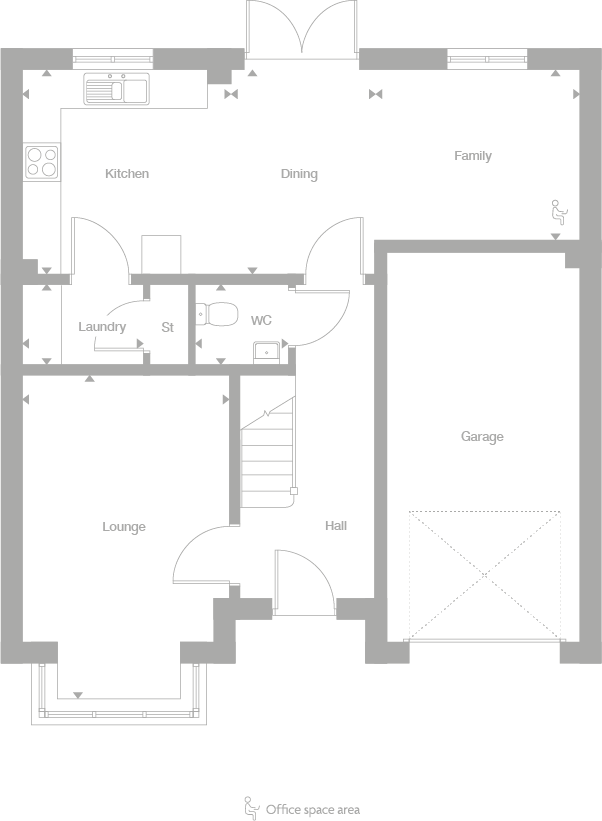 2D floor plan