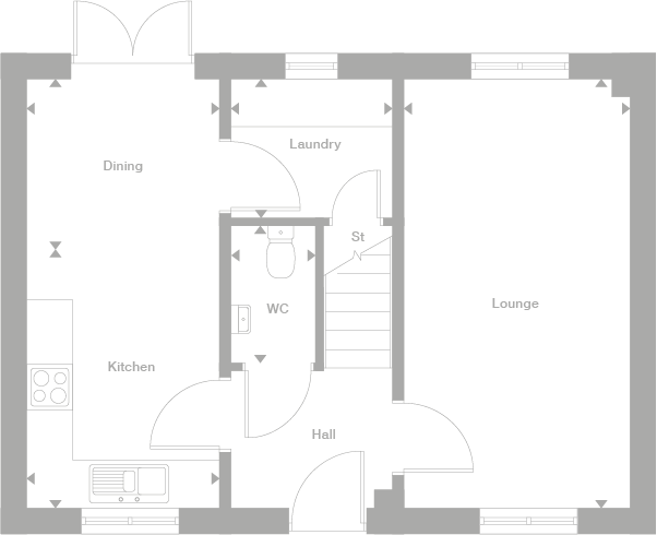 2D floor plan
