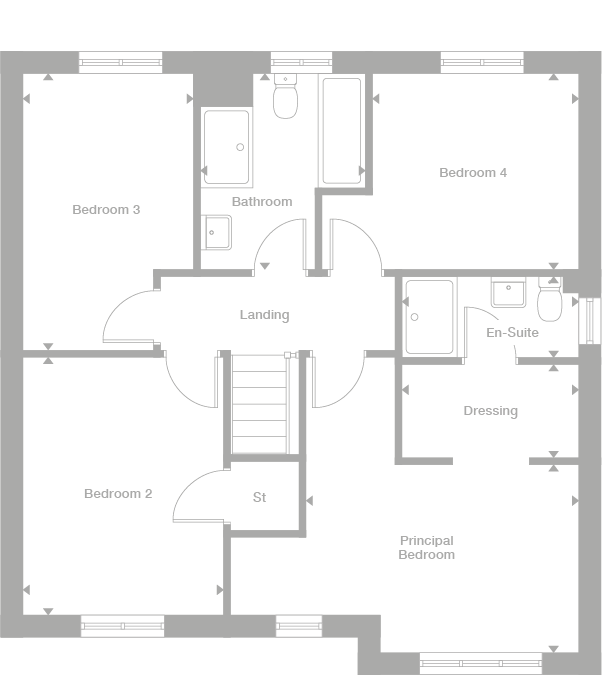 2D floor plan