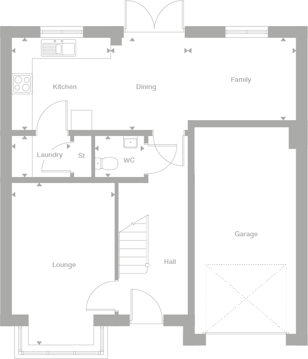2D floor plan