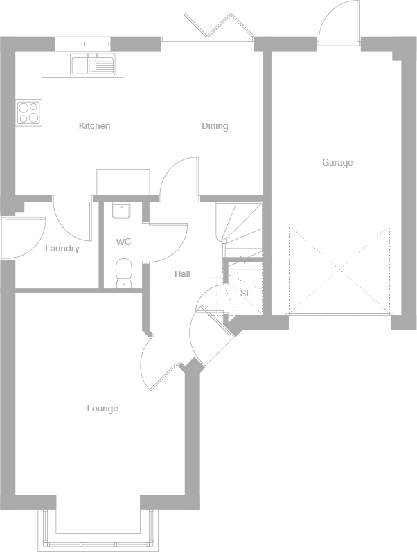 2D floor plan