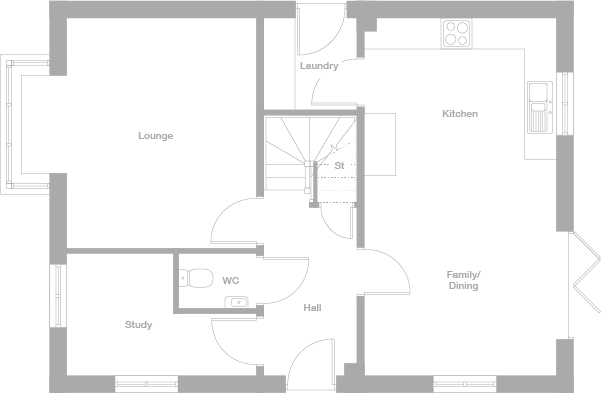 2D floor plan