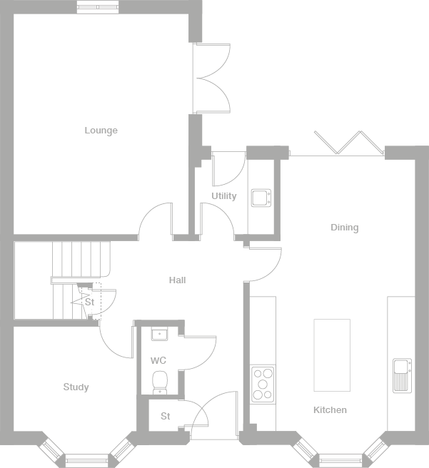 2D floor plan
