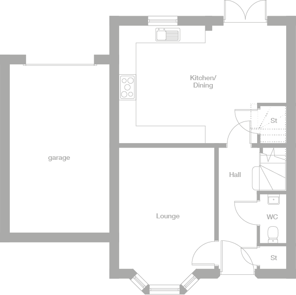2D floor plan