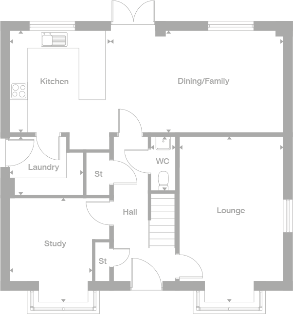 2D floor plan