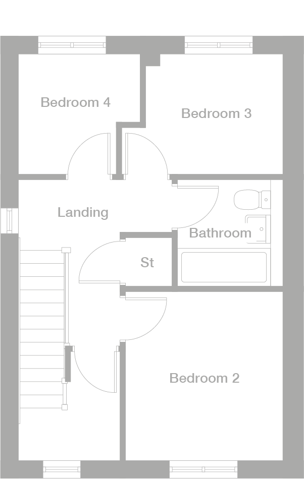 2D floor plan