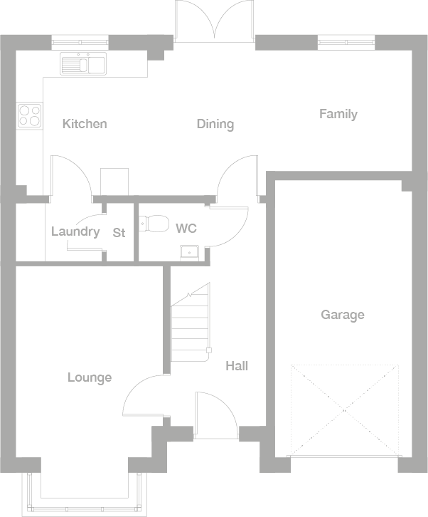 2D floor plan