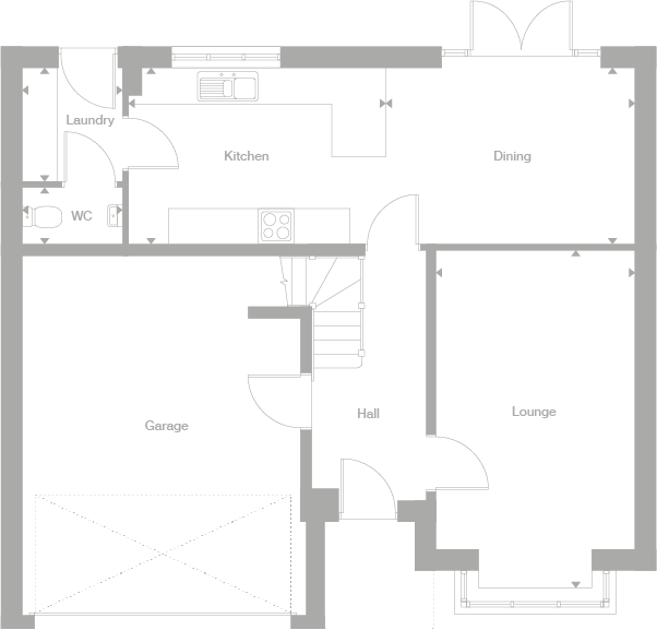 2D floor plan