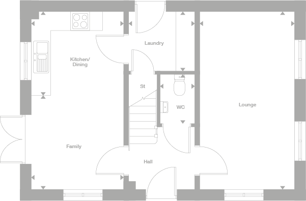 2D floor plan