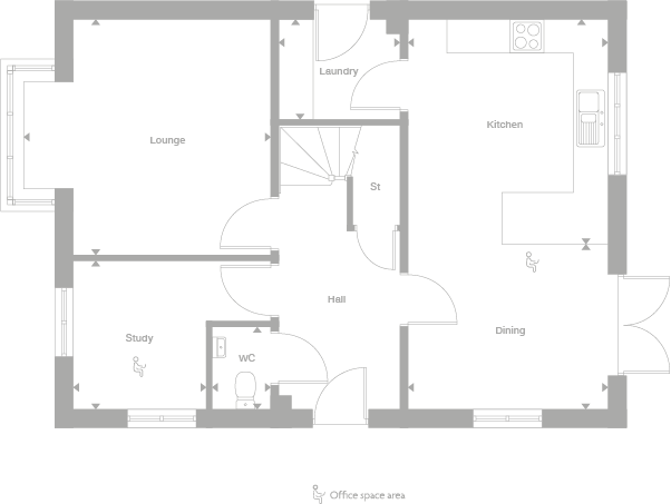 2D floor plan