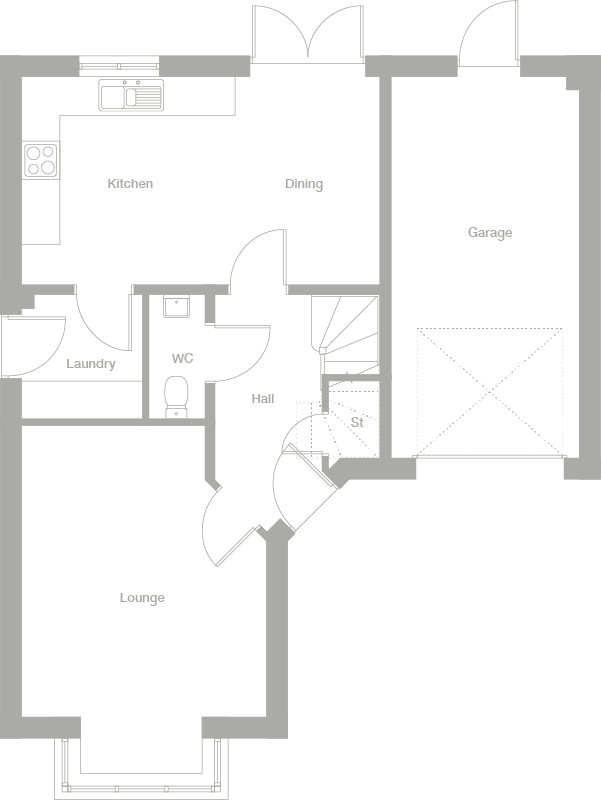 2D floor plan