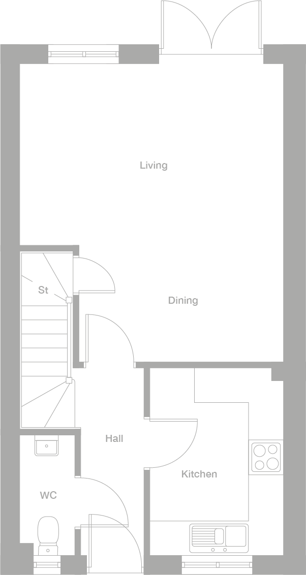 2D floor plan