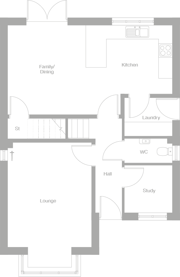 2D floor plan