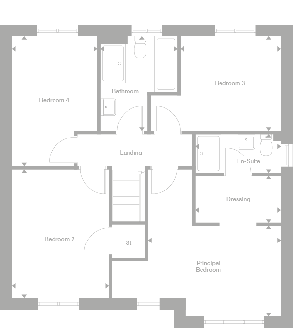 2D floor plan