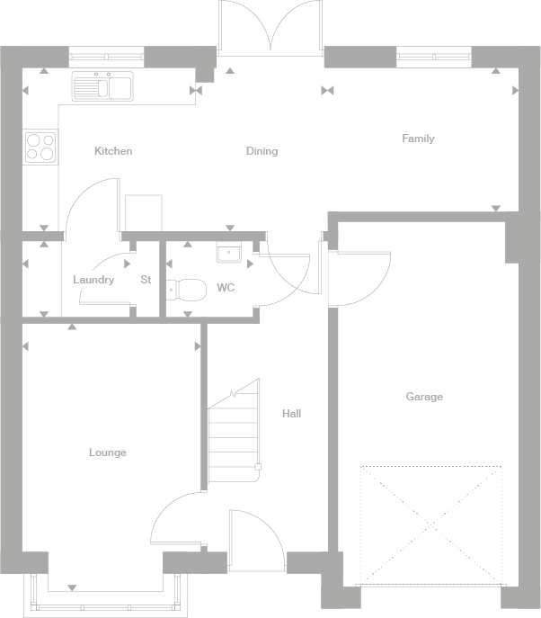 2D floor plan