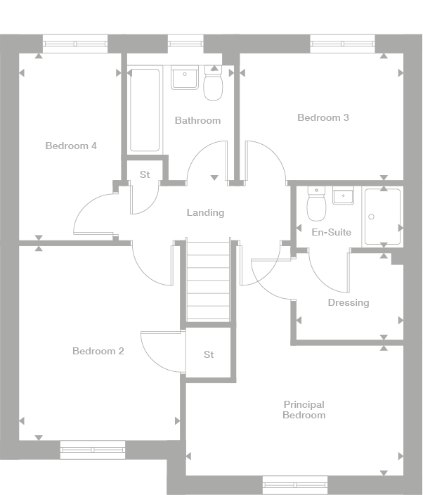 2D floor plan