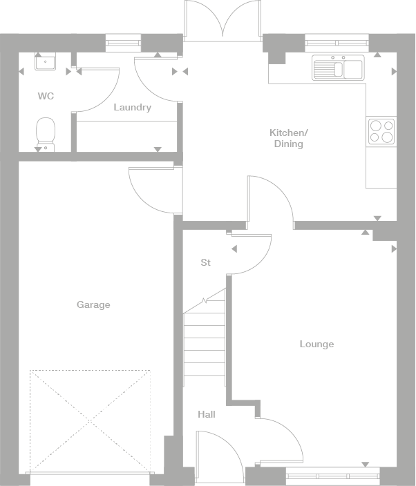 2D floor plan