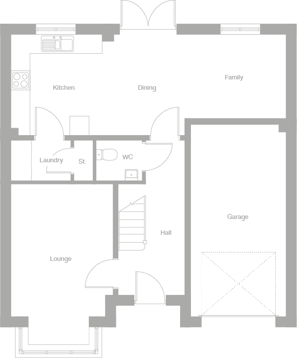2D floor plan