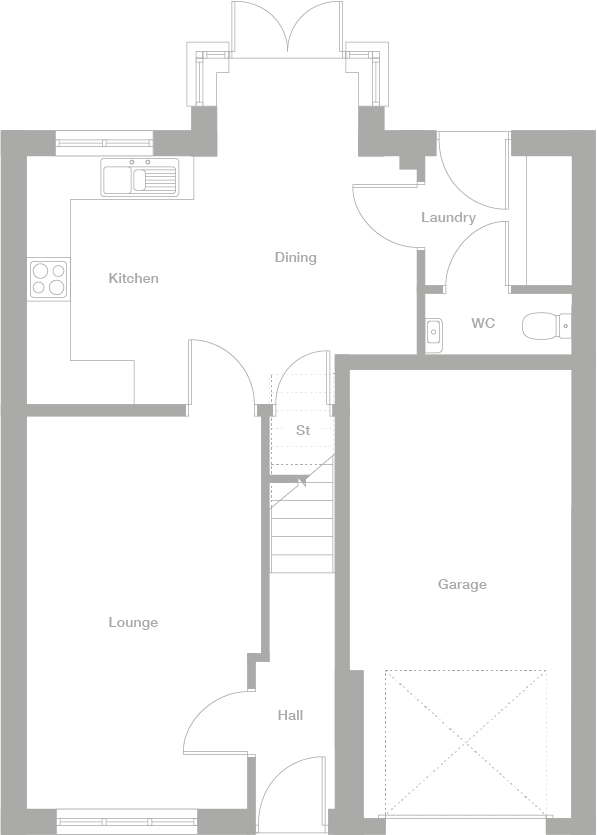 2D floor plan