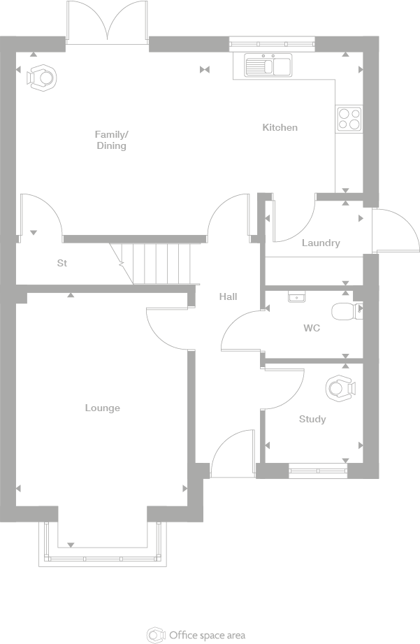 2D floor plan