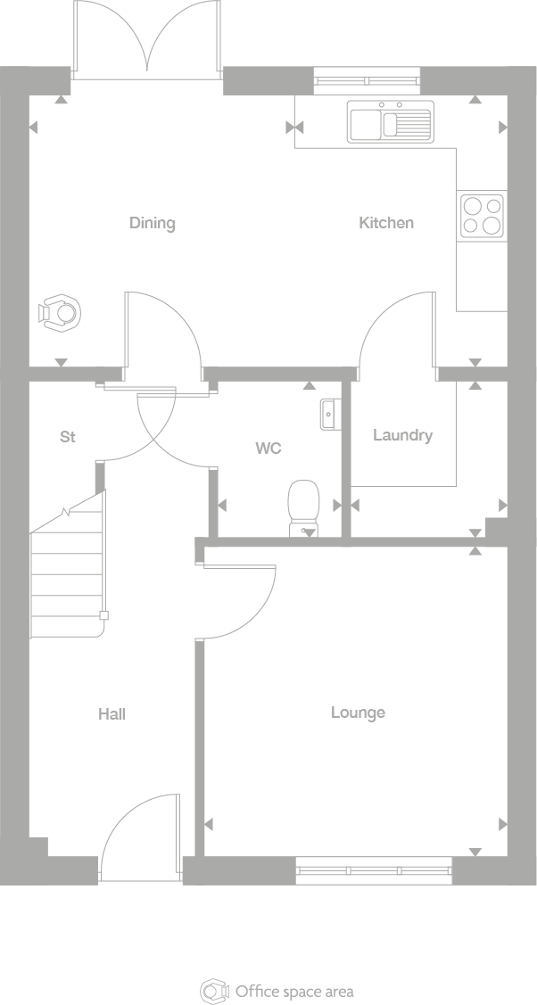 2D floor plan
