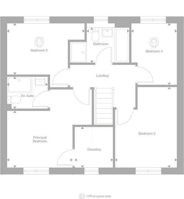 2D floor plan
