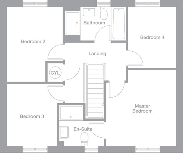 2D floor plan