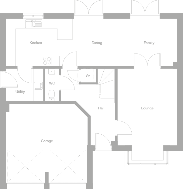 2D floor plan