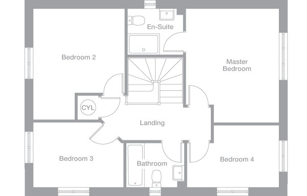 2D floor plan