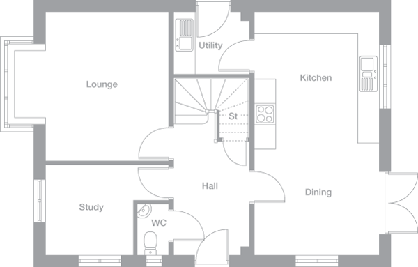 2D floor plan