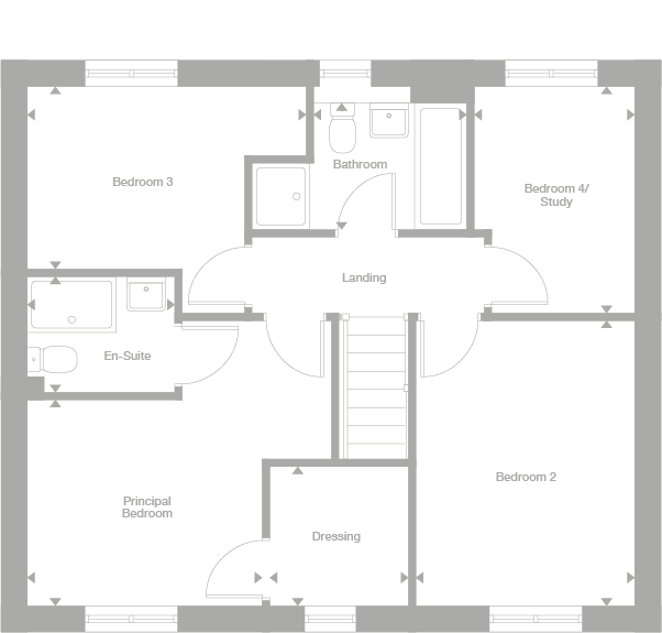 2D floor plan