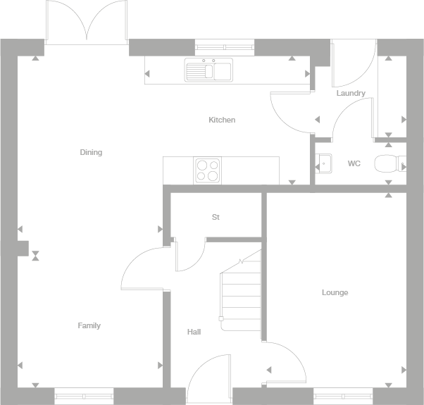 2D floor plan