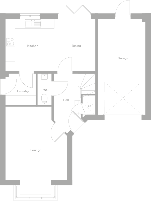 2D floor plan