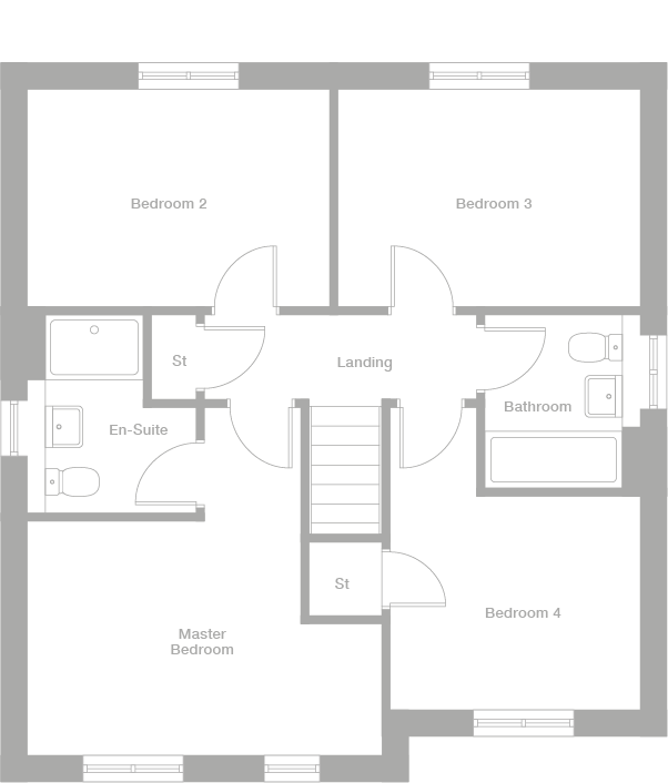 2D floor plan