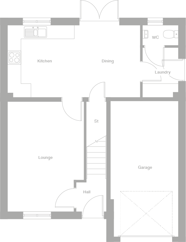 2D floor plan