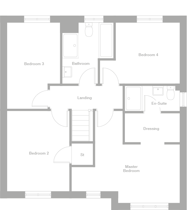 2D floor plan